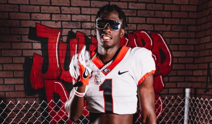 Statebroro High School CB Kamrin Mikell on his visit to the Unviersity of Georgia.
